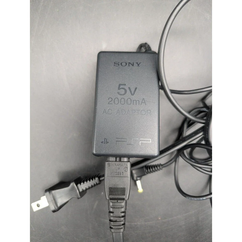 OEM Sony Playstation PSP Wall Charger AC Adapter OEM Brick + Cord 1000 2000 3000